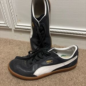 Puma Super Liga Black White Retro Sneakers